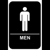 Toilets men sign